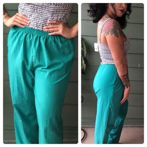80s Vintage Green Pants!